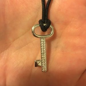 Studded Key Necklace